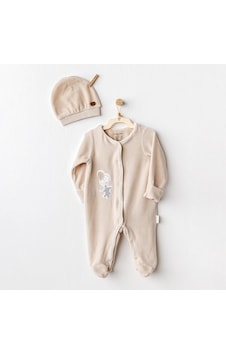 Andywawa Andy Wawa Erkek Bebek Tulum Takım Romper Hat Set Velvet Happy Everyday Ac25064-bej Bej Andywawa Andy Wawa Erkek Bebek Tulum Takım Romper Hat Set Velvet Happy Everyday Ac25064-bej Bej