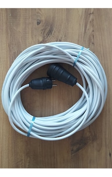 3 1,5 Ttr Kauçuk Başlık 30 Metre Beyaz Kablo