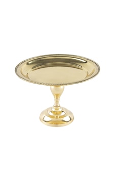 Mikasa Moor Gold Ayaklı Yuvarlak Servis 21x15 Cm Sarı