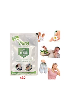 Vera Ayak Kokusu Giderici Ayakkabı İçi Koku Önleyici Toz 10 G 10'lu Vera Ayak Kokusu Giderici Ayakkabı İçi Koku Önleyici Toz 10 G 10'lu