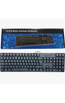 Q Usb Siyah Standart Klavye Tj-818