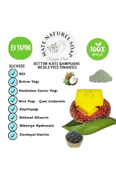 Mate Naturel Doğal Katı Bıttım Şampuanı 120 G