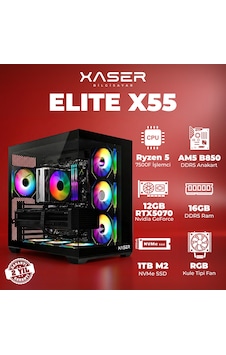 Xaser Elite X55 Ryzen 5 7500f 16gb Ddr5 Ram 1tb M.2 Nvme Ssd 12gb Rtx5070 Masaüstü Oyuncu Bilgisayarı 007 Xaser Elite X55 Ryzen 5 7500f 16gb Ddr5 Ram 1tb M.2 Nvme Ssd 12gb Rtx5070 Masaüstü Oyuncu Bilgisayarı 007