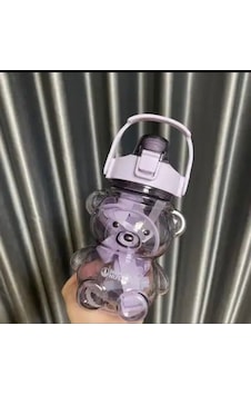 Smile Ayıcık Model Su Matarası Su Şişesi Suluk 1000 Ml Bpa Içermez Suluk Sticker Mor Plastik Diğer Smile Ayıcık Model Su Matarası Su Şişesi Suluk 1000 Ml Bpa Içermez Suluk Sticker Mor Plastik Diğer