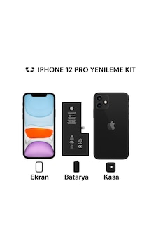 Apple Uyumlu iPhone 12 Pro Kiti Ekran + Batarya + Arka Kasa Model , Yüksek Kalite Parçalar Apple Uyumlu iPhone 12 Pro Kiti Ekran + Batarya + Arka Kasa Model , Yüksek Kalite Parçalar