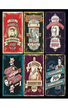 Yeşilçam Türk Sineması Unutulmaz Replikleri 6lı Mini Retro Ahşap Yeşilçam Türk Sineması Unutulmaz Replikleri 6lı Mini Retro Ahşap