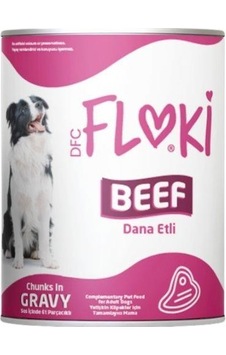 Floki Dana Etli Yetişkin Köpek Konservesi 400 Gr Floki Dana Etli Yetişkin Köpek Konservesi 400 Gr