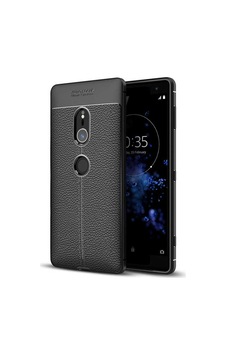 Sony Xperia Xz2 Kılıf Deri Görünümlü Renk Atmayan Dayanaklı Silikon Kapak Niss