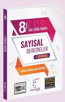 2023 8.Sınıf LGS 1.Dönem Sayısal Deneme 7'li- Karekök Eğitim Yayın 2023 8.Sınıf LGS 1.Dönem Sayısal Deneme 7'li- Karekök Eğitim Yayın