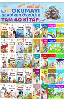 1.sınıflar İçin Renkli Eğitici Okumayı Sevdiren Hikayeler 40 Kitap 1.sınıflar İçin Renkli Eğitici Okumayı Sevdiren Hikayeler 40 Kitap