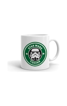 Star Wars Coffee Baskılı Kupa/bardak Beyaz Star Wars Coffee Baskılı Kupa/bardak Beyaz