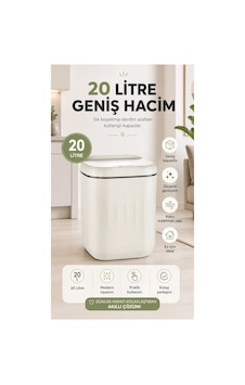 Sensörlü Kovası 20 Litre Çok Renkli