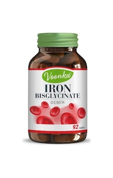 Voonka Iron Bisglycinate - Demir 90 Tablet Voonka Iron Bisglycinate - Demir 90 Tablet