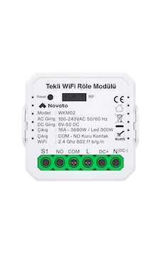 Wifi Ac Dc Kuru Kontak Röle, Tuya Smart Life Uyumlu Wifi Ac Dc Kuru Kontak Röle, Tuya Smart Life Uyumlu