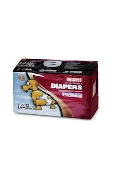 Hushpet Yapışkanlı 25-40 KG Köpek Çiş Bezi 12'li XL Boy Hushpet Yapışkanlı 25-40 KG Köpek Çiş Bezi 12'li XL Boy