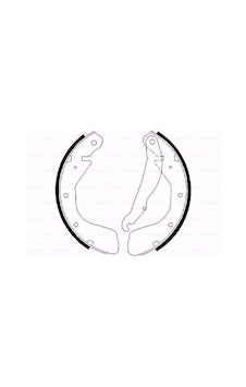 Opel Corsa B 1.2 I 16V 1993-2000 Bosch Arka Fren Balatası Opel Corsa B 1.2 I 16V 1993-2000 Bosch Arka Fren Balatası