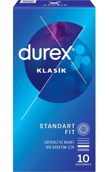 Durex Klasik Prezervatif 10'lu Durex Klasik Prezervatif 10'lu