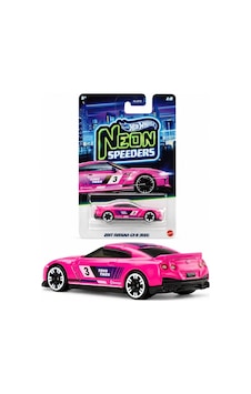 Hot Wheels Neon Speeders 2017 Nissan Gt-r R35 Pembe Jky01 Çok Renkli