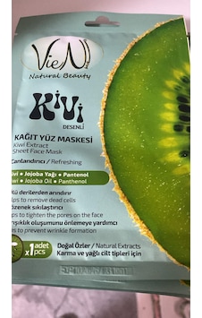 Vien Kivi Kağıt Yüz Maskesi Vien Kivi Kağıt Yüz Maskesi
