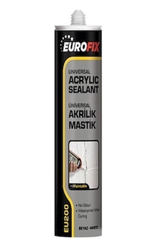 Eurofix Akrilik Mastik Beyaz 450 Gr Beyaz Eurofix Akrilik Mastik Beyaz 450 Gr Beyaz