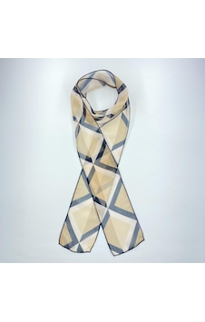 Tedz Collection Paredora Geometrik Desenli Kahve Krem Hippi Fular Çok Renkli Tedz Collection Paredora Geometrik Desenli Kahve Krem Hippi Fular Çok Renkli