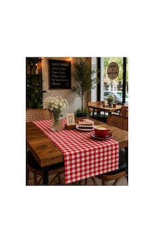 Kırmızı Beyaz Pötikareli Runner Masa Üstü Dekoratif Örtü 40x140 Cm Kırmızı Beyaz Pötikareli Runner Masa Üstü Dekoratif Örtü 40x140 Cm