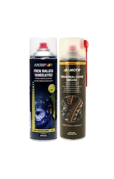 Motip 2'li Set Fren Balata Temizleyici 500 Ml + Motip Zincir Yağlayıcı Gres 500 Ml 1 Motip 2'li Set Fren Balata Temizleyici 500 Ml + Motip Zincir Yağlayıcı Gres 500 Ml 1