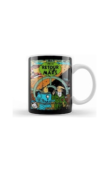 The Adventures Of Tintin Retour Sur Mars Vintage Style Cover Kupa Bardak Porselen Karışık The Adventures Of Tintin Retour Sur Mars Vintage Style Cover Kupa Bardak Porselen Karışık