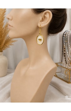 Liora Atelier Altın Kaplama Kalpli Küpe Açık Gold Liora Atelier Altın Kaplama Kalpli Küpe Açık Gold