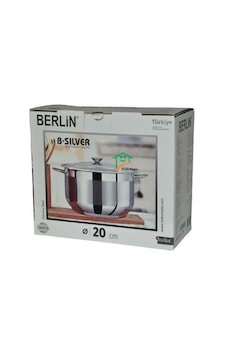 Bonera Berlin Silver 20x10 Cm Derin Çelik Tencere Bonera Berlin Silver 20x10 Cm Derin Çelik Tencere