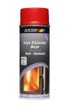 Motip Isıya Dayanıklı Yanmaz Kırmızı Soba Egsoz Mangal Boya 400Ml Motip Isıya Dayanıklı Yanmaz Kırmızı Soba Egsoz Mangal Boya 400Ml