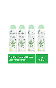 Emotion Natural Breeze Kadın Sprey Deodorant 4 x 150 ML Emotion Natural Breeze Kadın Sprey Deodorant 4 x 150 ML