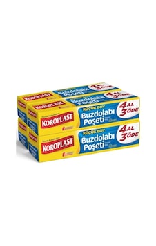 Koroplast Küçük Boy Buzdolabı Poşeti 40'lı 4 Paket 20 x 30 CM Koroplast Küçük Boy Buzdolabı Poşeti 40'lı 4 Paket 20 x 30 CM