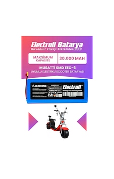 Musatti Smd Eec-6 Uyumlu Batarya Maksimum Kapasite 60v 30ah Elektrikli Scooter Bataryası Diğer Musatti Smd Eec-6 Uyumlu Batarya Maksimum Kapasite 60v 30ah Elektrikli Scooter Bataryası Diğer