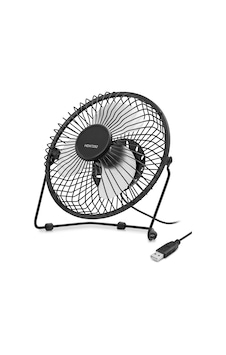 Büro Ev Ofis si İçin 18cm Siyah Beyaz Usb Metal Vantilatör Büro Ev Ofis si İçin 18cm Siyah Beyaz Usb Metal Vantilatör