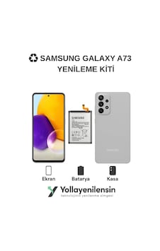 Samsung Galaxy A73 Kiti Ekran + Batarya + Arka Kasa Model Uyumlu, Yüksek Kalite Parçala Samsung Galaxy A73 Kiti Ekran + Batarya + Arka Kasa Model Uyumlu, Yüksek Kalite Parçala