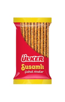 Ülker Susamlı Çubuk Kraker 45 G 22'li Avantaj Paketi - İkonik Lezzet 3'li Ekonomik Paket Mıchu