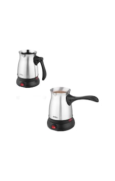 Çelik Elektrikli Cezve Türk Kahve Makinesi - 6fincan 500ml 360 Derece Kablosuz Kullanım 600w Scm-2992 Çelik Elektrikli Cezve Türk Kahve Makinesi - 6fincan 500ml 360 Derece Kablosuz Kullanım 600w Scm-2992