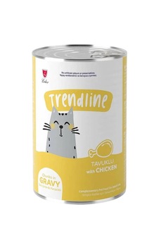 Trendline Soslu Tavuklu 400 Gr Yetişkin Konserve Kedi Maması