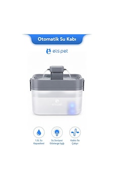 Els Pet Kare Su Pınarı 1.5l Els-sqwf Ultra Sessiz Ve Led Işıklı Tasarım