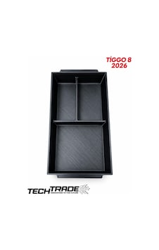 Chery Tiggo 8 2026 Kolçak Organizer-3 Bölmeli Siyah Chery Tiggo 8 2026 Kolçak Organizer-3 Bölmeli Siyah