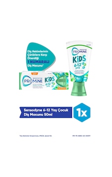 Sensodyne Promine Çocuklar için 6 - 12 Yaş Diş Macunu 50 ML Sensodyne Promine Çocuklar için 6 - 12 Yaş Diş Macunu 50 ML