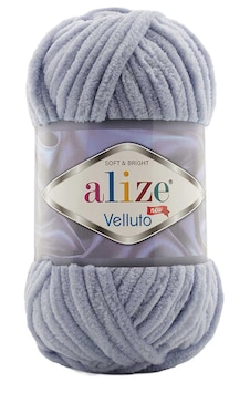 Alize Velluto 87 Koyu Gri Kadife El Örgü İpi Alize Velluto 87 Koyu Gri Kadife El Örgü İpi