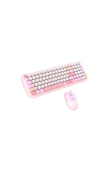 Geezer Klavye Ve Mouse Set 104 Tuşlu Retro Ve Şık Daktilo Renkli Geezer Klavye Ve Mouse Set 104 Tuşlu Retro Ve Şık Daktilo Renkli