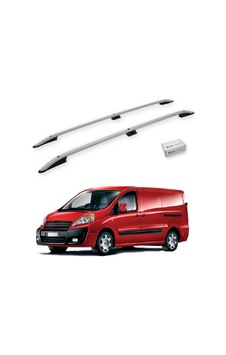 Turtle Fiat Scudo Mk2 2006-2016 / Kısa Şasi Tavan Çıtası Crown Gri