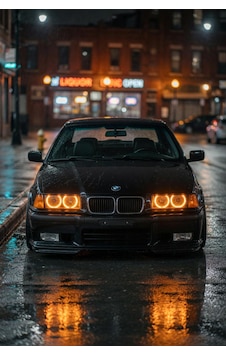 Bmw E36 Led Angel Halka Seti Amber Turuncu Far İçi Halka Takımı Premium Görünüm Bmw E36 Led Angel Halka Seti Amber Turuncu Far İçi Halka Takımı Premium Görünüm