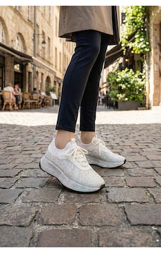 Tw Tonny White New York 105 Taşlı Spor Ayakkabı Beyaz Tw Tonny White New York 105 Taşlı Spor Ayakkabı Beyaz