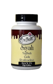 Dr. Gusto Decol Yağ Bazlı Gıda Boya Siyah 25 G Dr. Gusto Decol Yağ Bazlı Gıda Boya Siyah 25 G