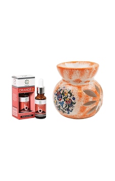 Beuta Portakal Kabuğu Yağı 20 ML + Seramik Buhurdanlık Beuta Portakal Kabuğu Yağı 20 ML + Seramik Buhurdanlık