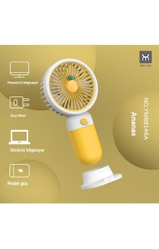 Usb Mini El Fanı-sarı Usb Mini El Fanı-sarı